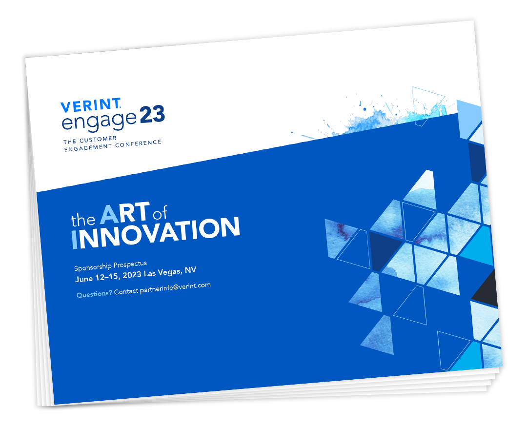 Engage 2023 Sponsorship Verint